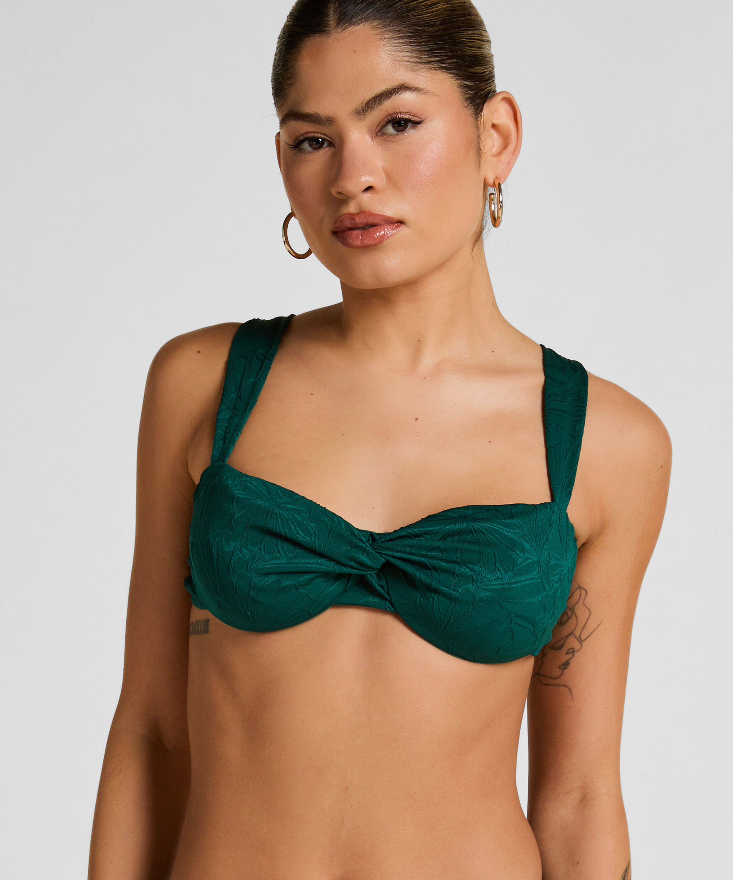 Braguita de Bikini Highleg Azua, Verde