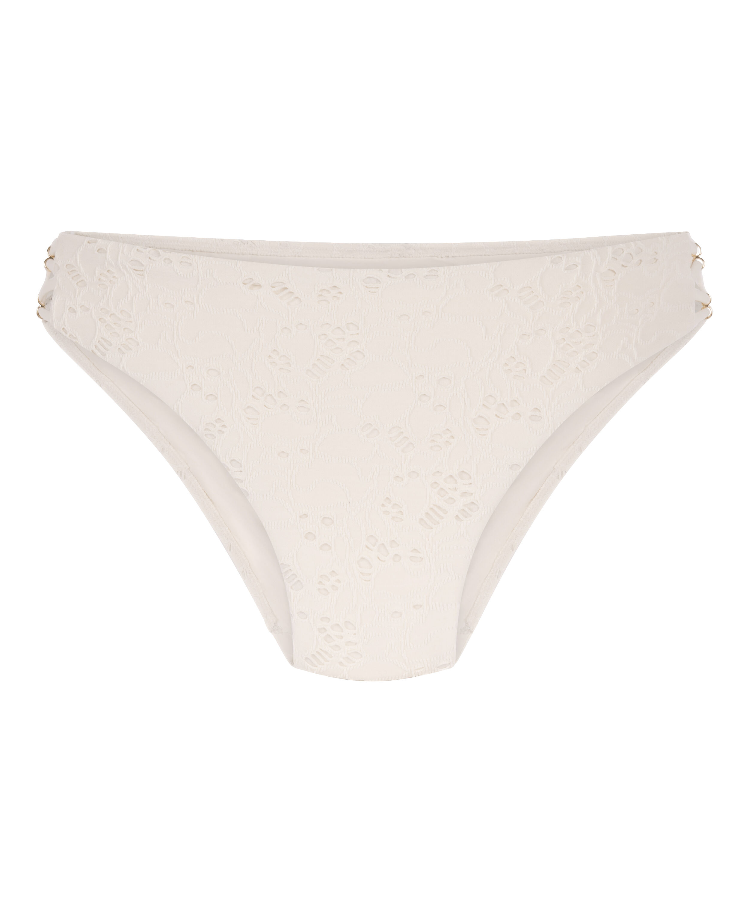 Braguita de bikini Crochet, Blanco