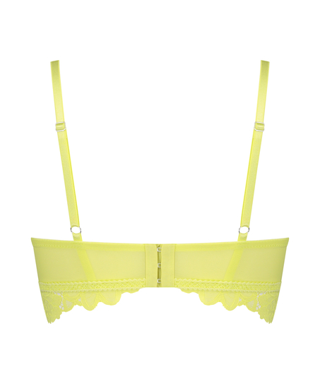 Sujetador preformado sin aros longline Shiloh, Amarillo