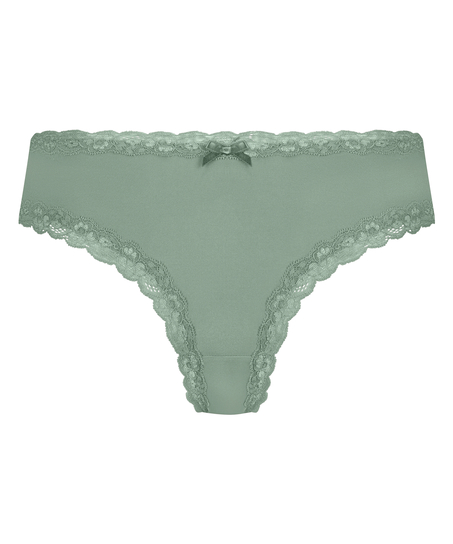 Brasile&ntilde;a en forma de V burn-out mesh, Verde