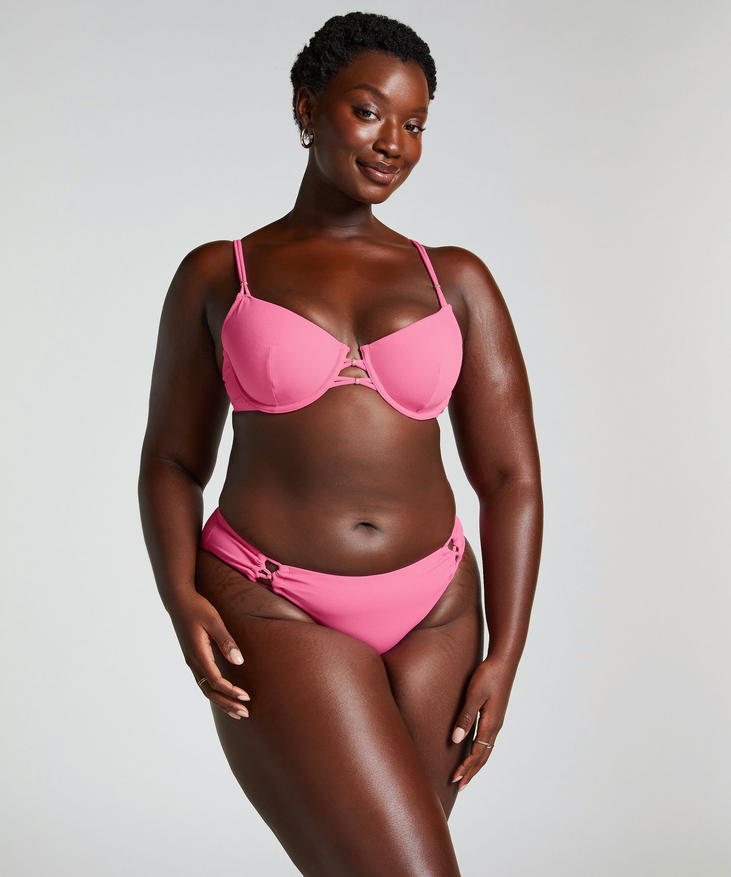 Top de bikini Holbox, Rosa