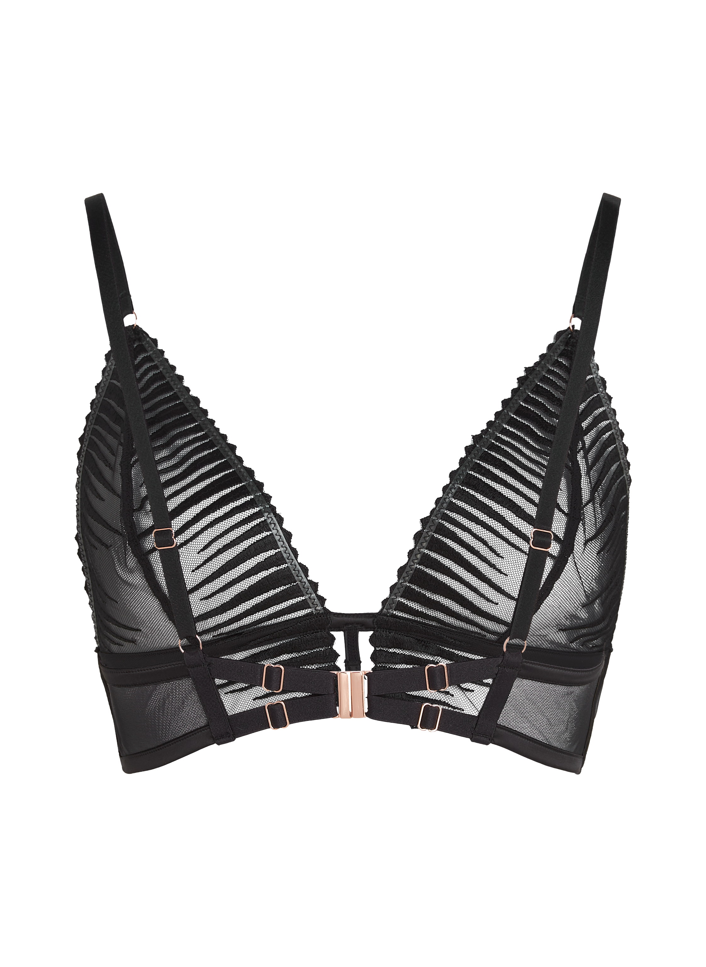 Bralette Alice, Negro, main