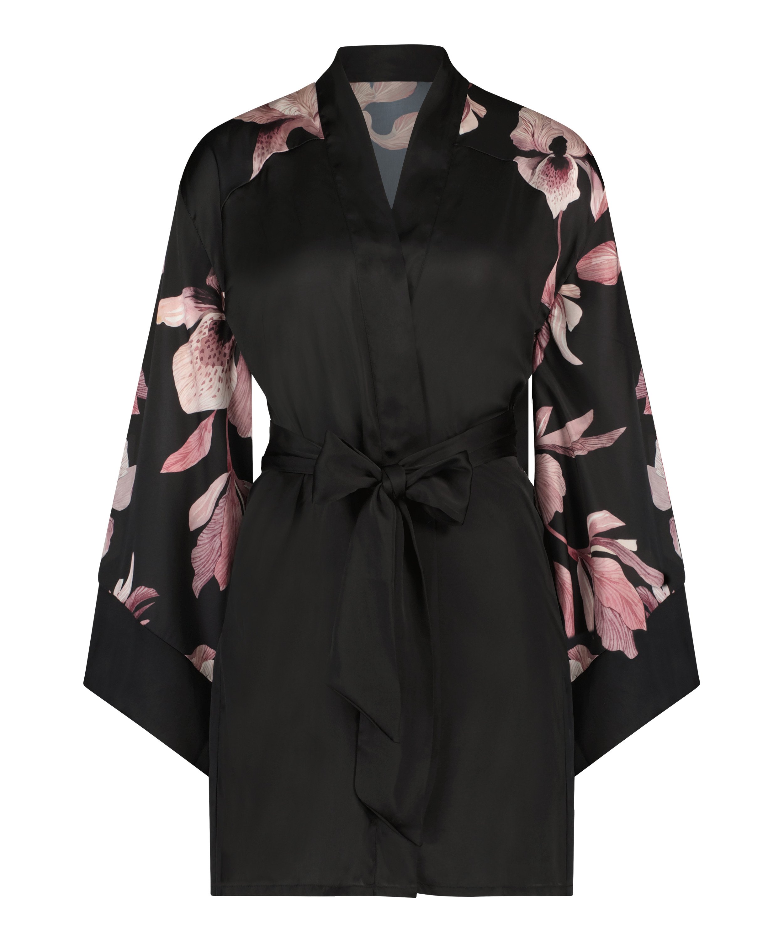 Kimono Orquídea, Negro, main