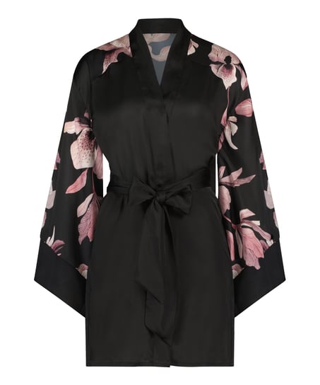Kimono Orquídea, Negro