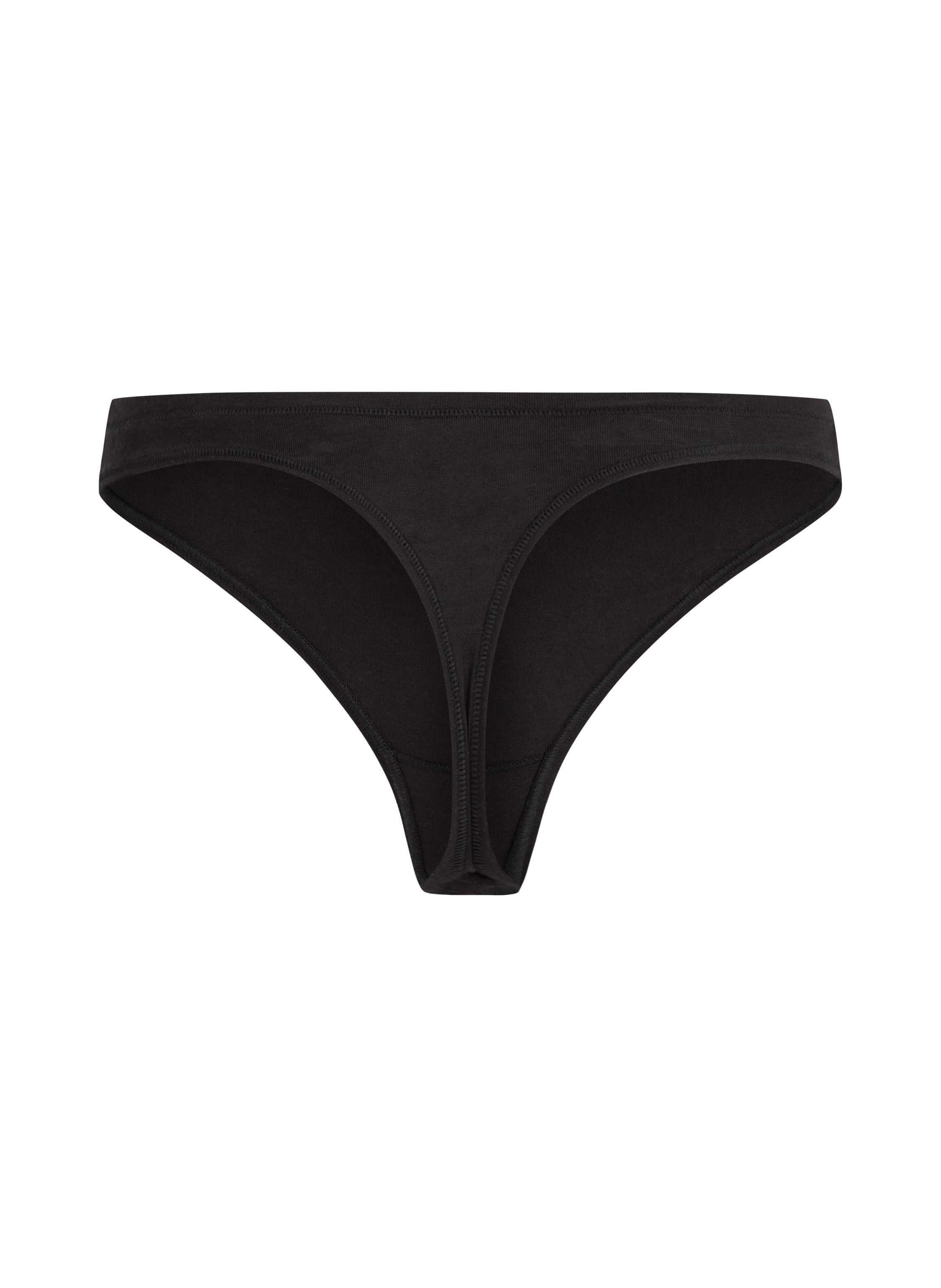 Tanga de Algodón Kira, Negro, main