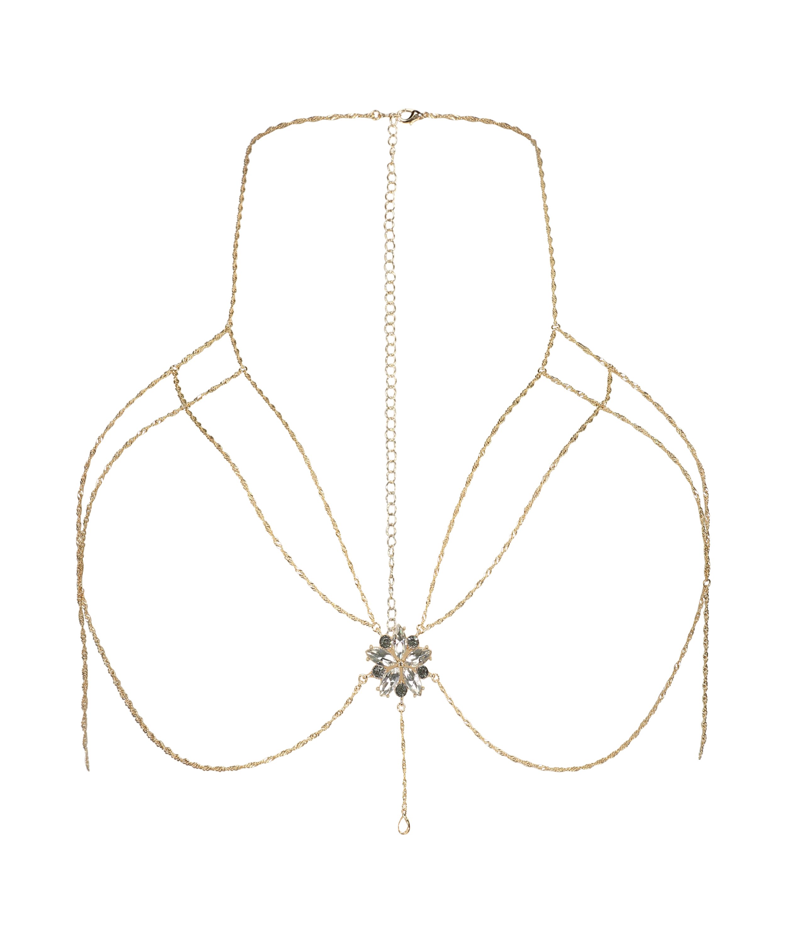 Top de bralette chain, Amarillo, main