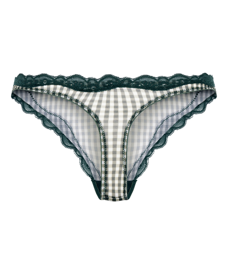 Tanga de tiro alto Liz, Verde