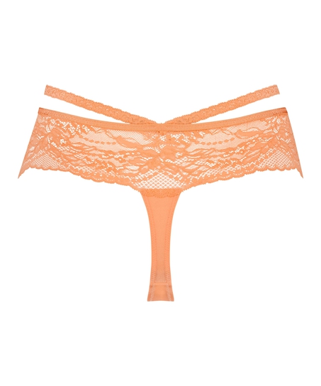 Tanga bóxer Francesca, Naranja