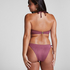 Braguita de Bikini de Corte Alto Cozumel, Morado