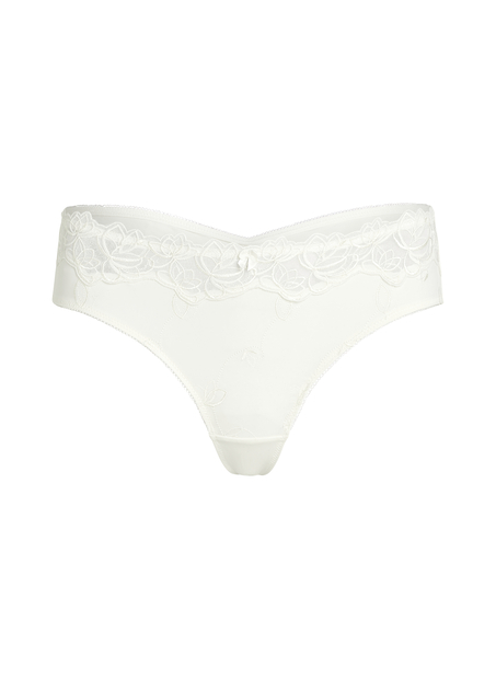 Tanga bóxer Diva, Blanco