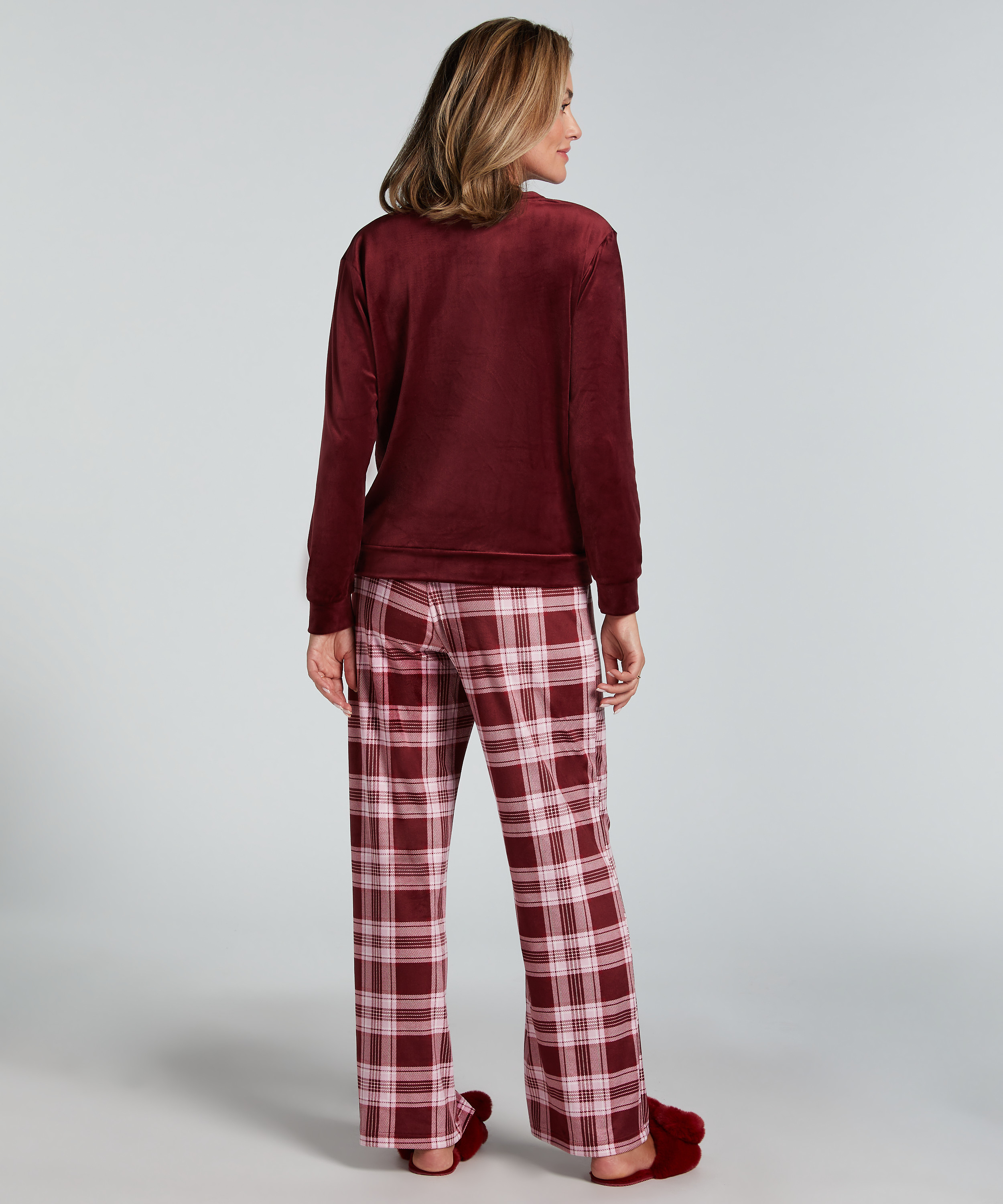 Conjunto de pijama Velours, Morado, main