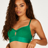 Bralette de rejilla Flexing, Verde