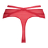 Tanga de tiro alto Bonnie Curvy, Rojo