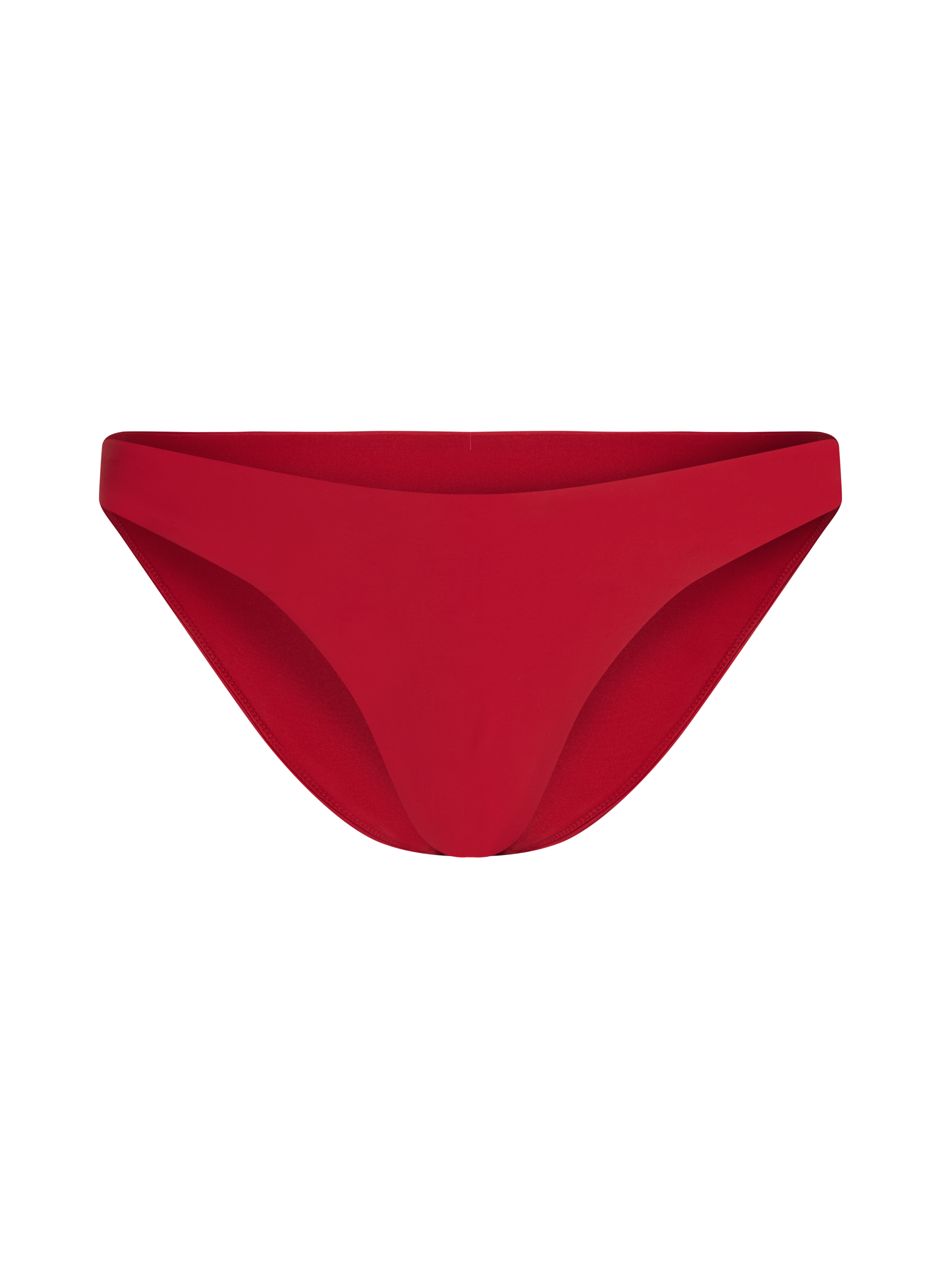 Braguita de Bikini de Corte Alto Luna, Rojo, main