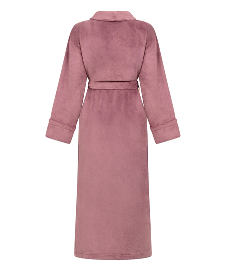 Albornoz de tejido polar suave, Morado