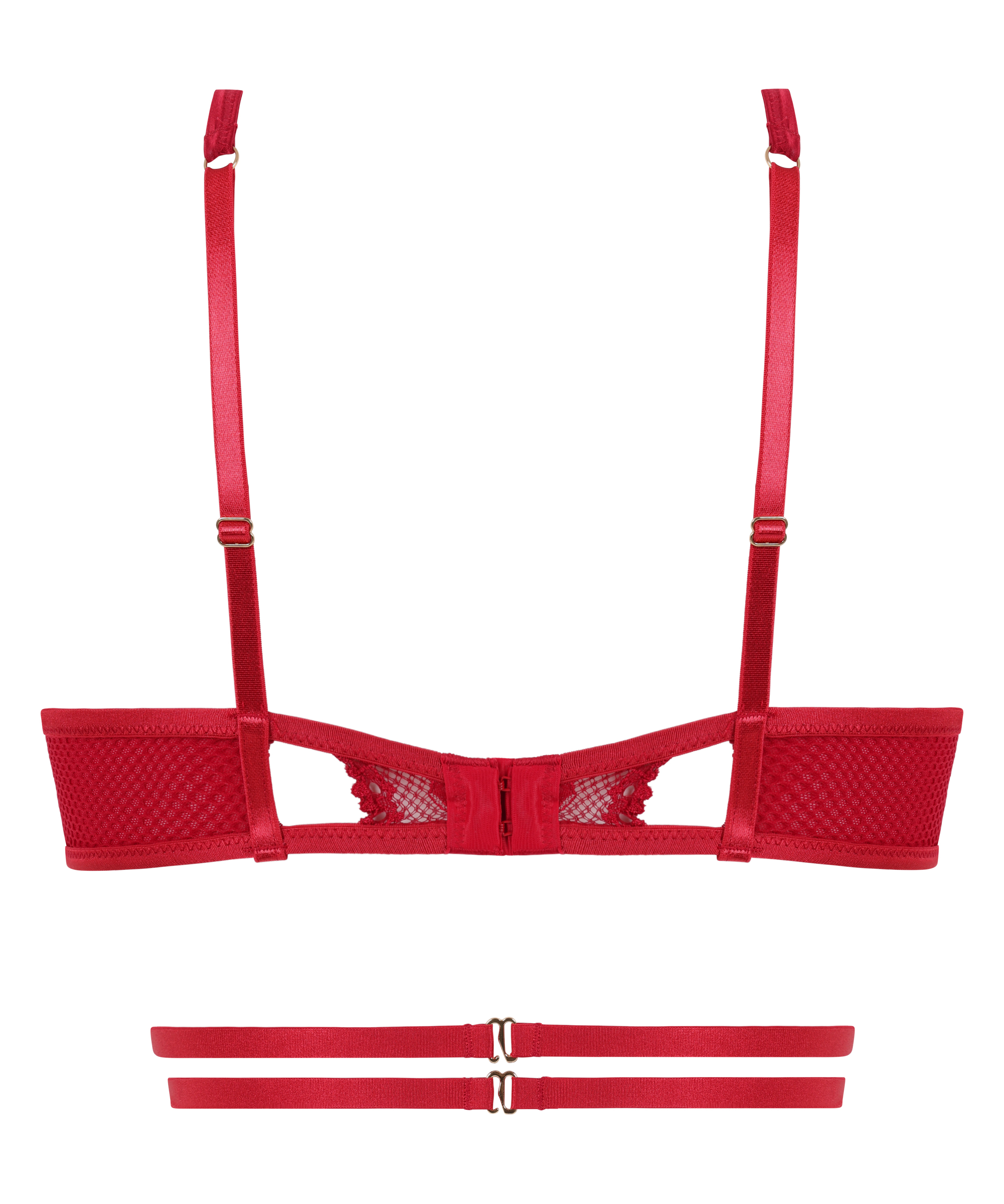 Bralette Pleasure, Rojo, main