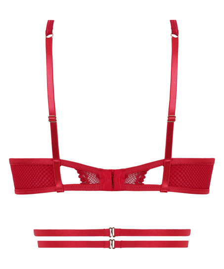 Bralette Pleasure, Rojo