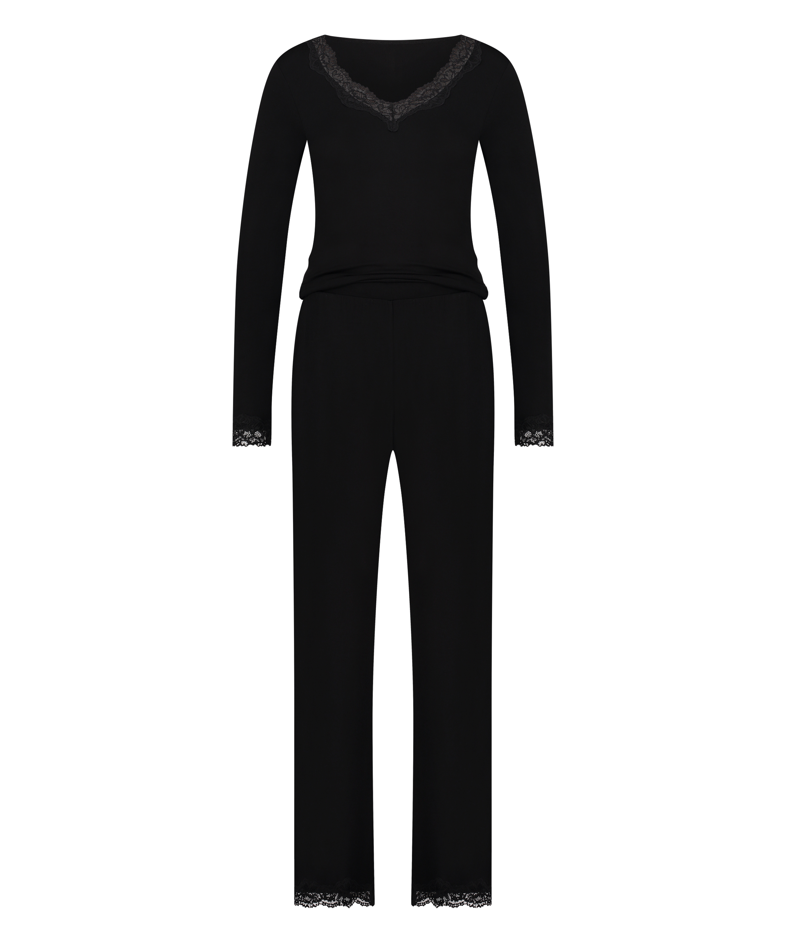 Conjunto de pijama, Negro, main