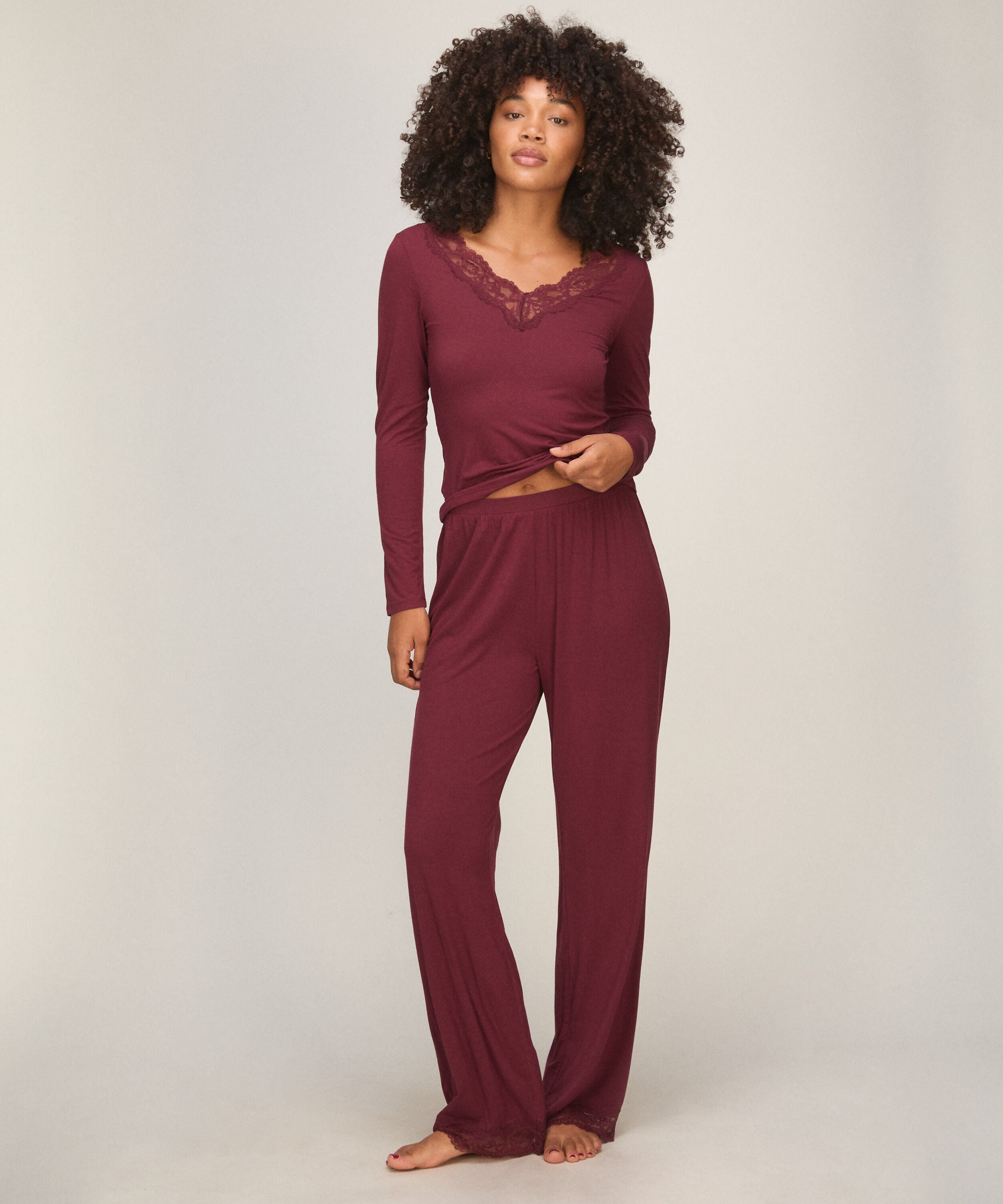 Conjunto de pijama, Rojo