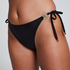 Braguita de Bikini de Corte Alto Yucatan, Negro