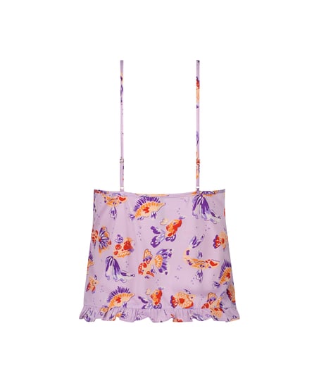 Top de tirantes Satin, Morado