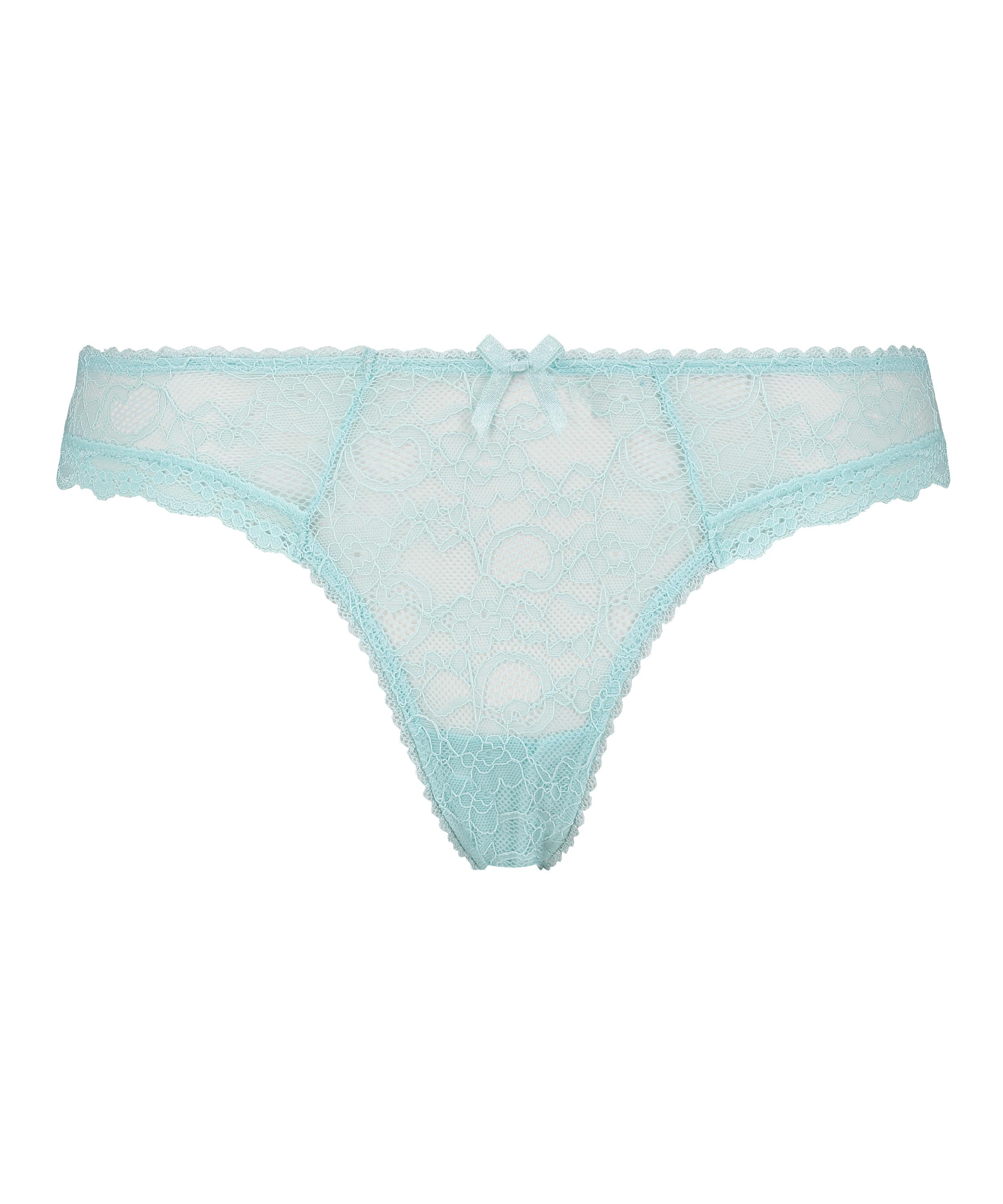 Brasileña mini de cintura alta Riley, Azul, main