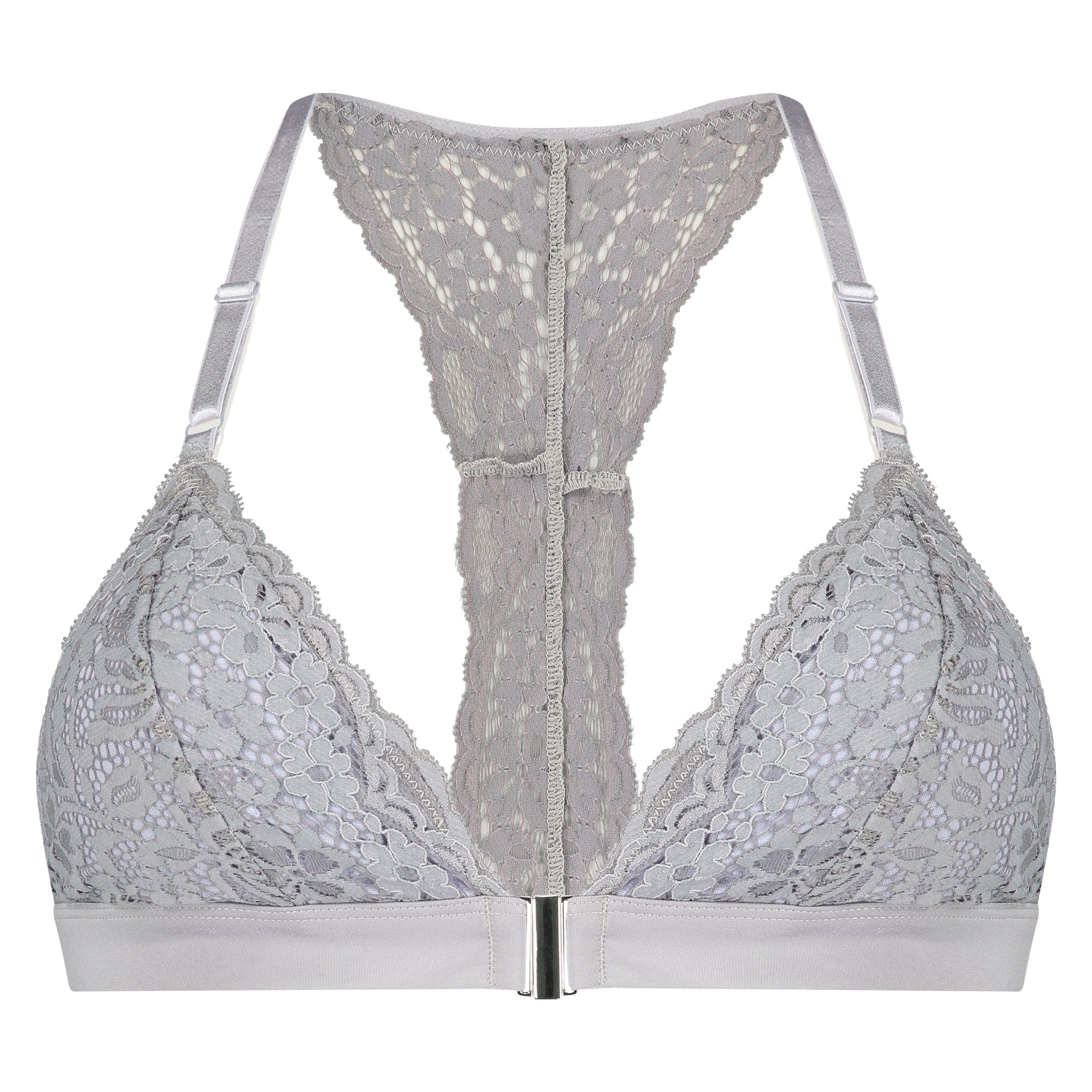 Preformado triangular bralette Marina, Gris, main