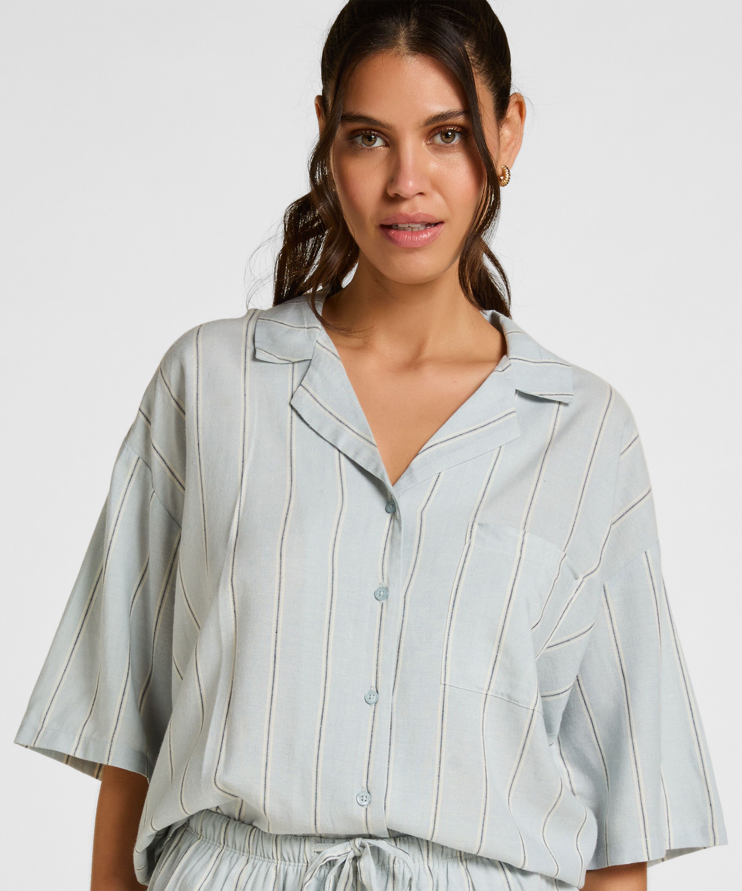 Chaqueta Lino, Azul Chaqueta Lino, Azul