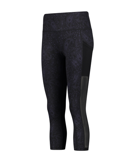 HKMX Capri de cintura alta Oh My Squat, Negro