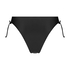 Braguita de bikini de talle alto Spicey, Negro