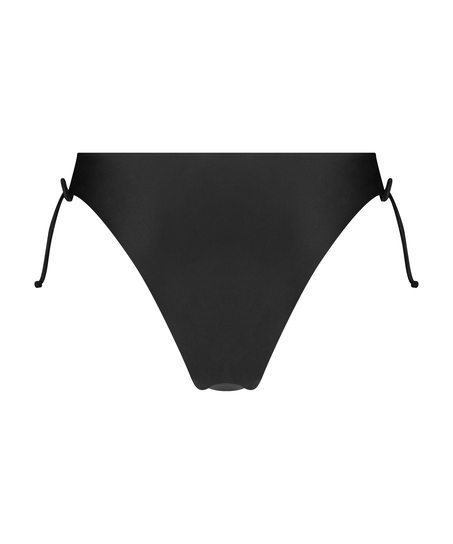 Braguita de bikini de talle alto Spicey, Negro