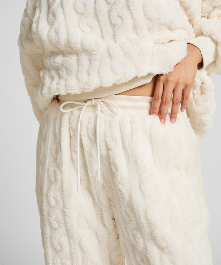 Pantal&oacute;n de ch&aacute;ndal de ochos polar, Blanco