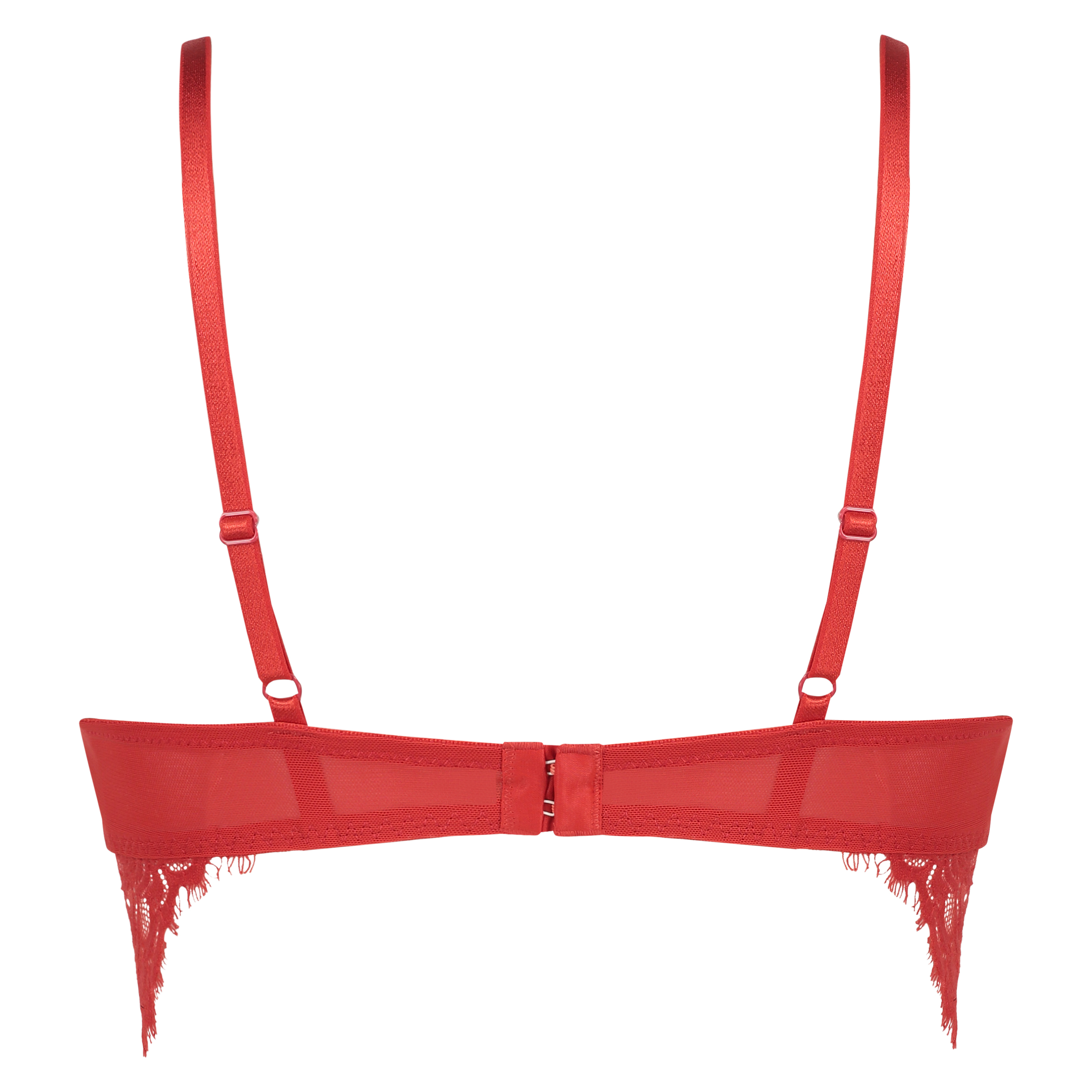 Sujetador longline de aros preformado Yves, Rojo, main
