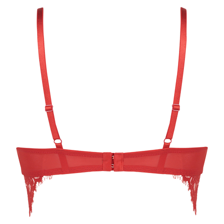 Sujetador longline de aros preformado Yves, Rojo
