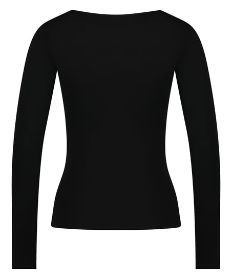 Top de pijama Jersey, Negro