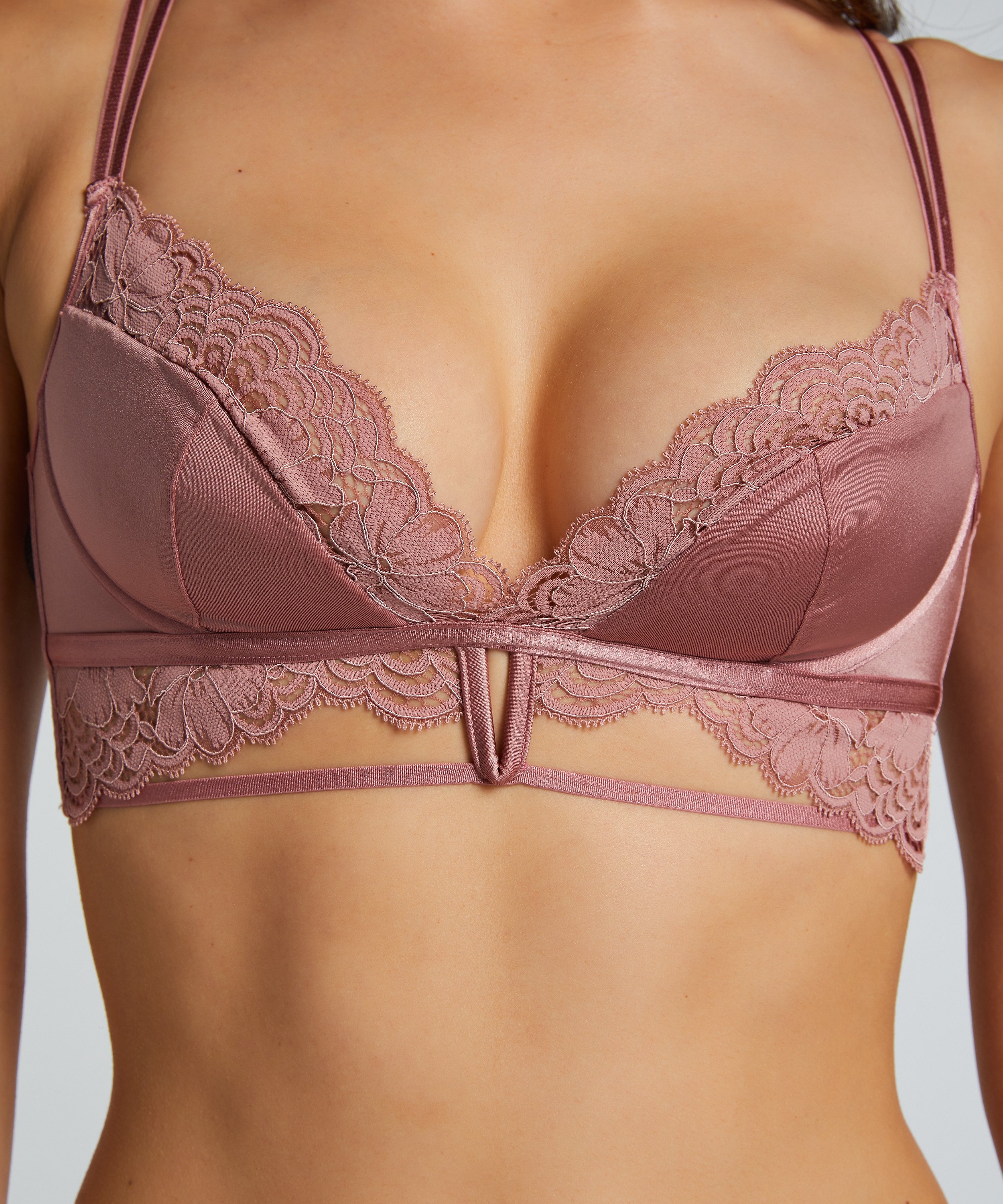 Bralette Lainey, Rosa, main