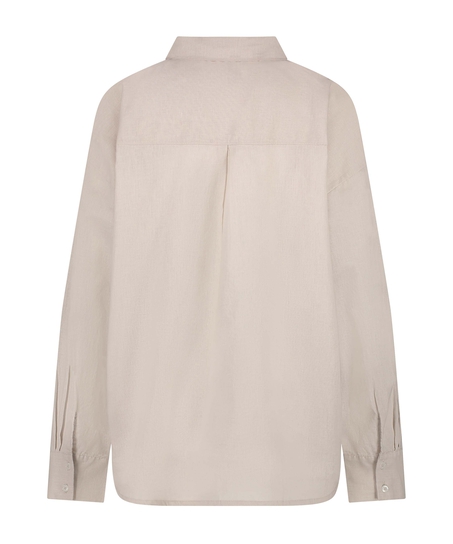 Top de pijama Lino, Beige