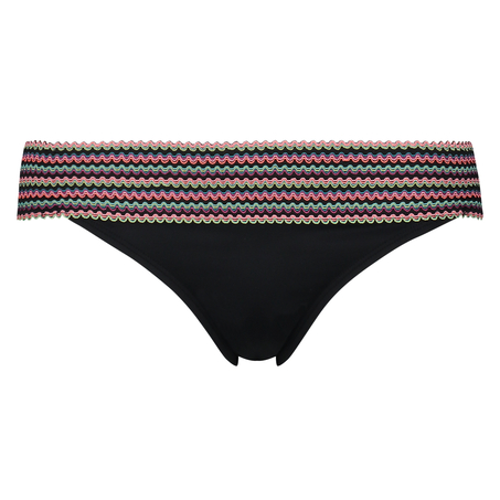 Atrevida braguita de bikini Paradise, Negro