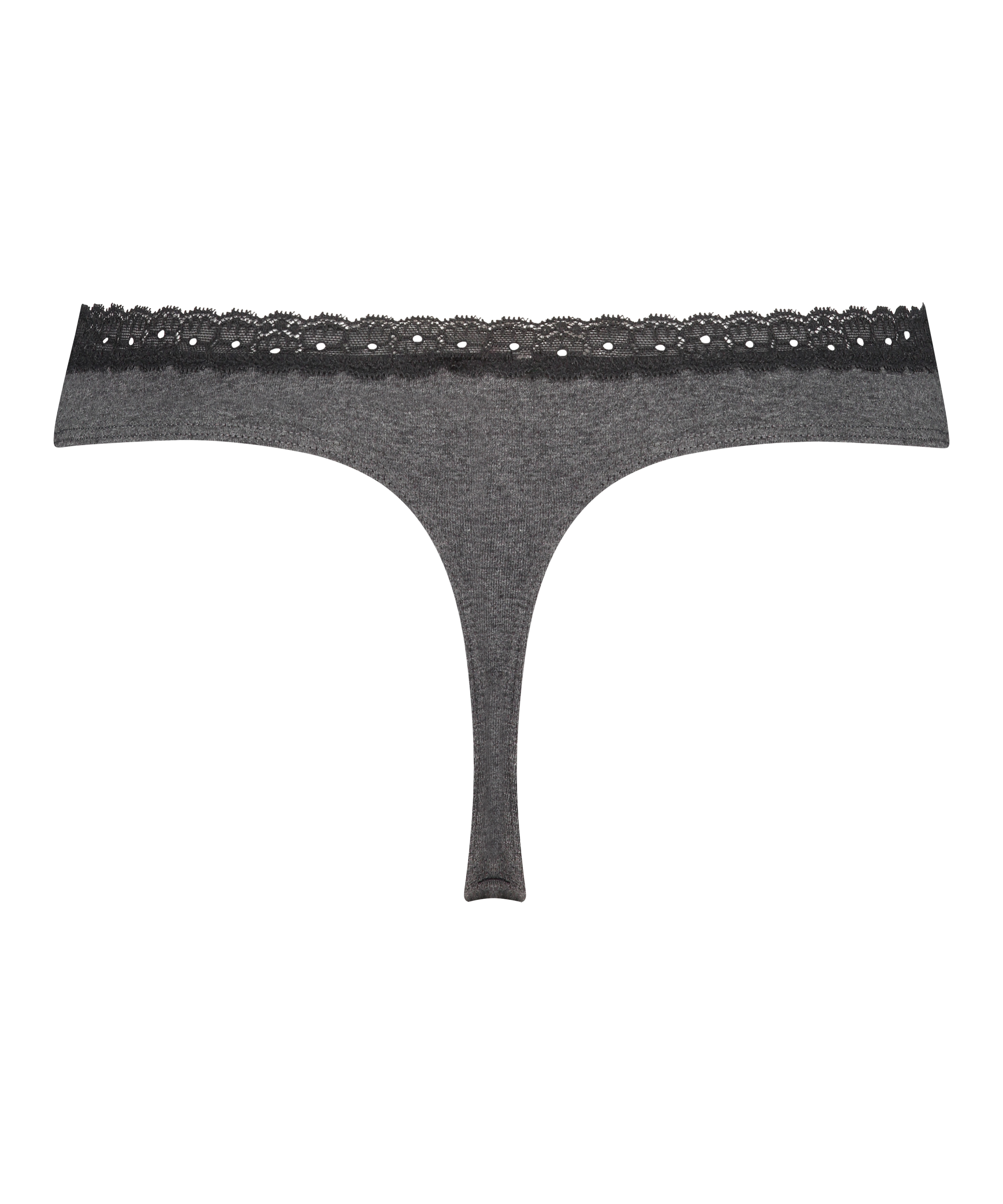 Tanga de algodón, Gris, main