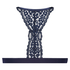 Preformado triangular bralette Marina, Azul