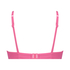Top de bikini con aros y sin relleno Ibiza, Rosa