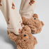 Pantuflas Teddy Bear, Beige