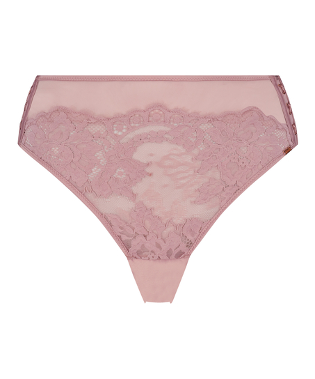 Tanga alta Zara, Rosa
