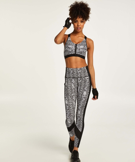 HKMX Sujetador deportivo The Pro Level 3, Blanco