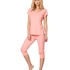 Pyjama pants Mady Capri, Rosa