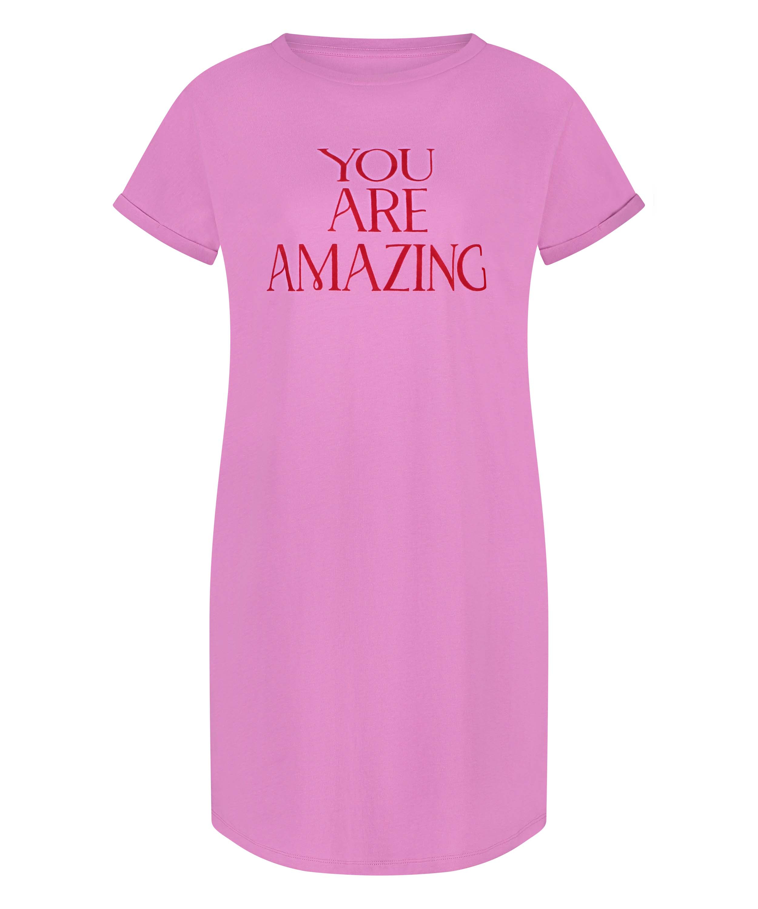 Camis&oacute;n de escote redondo, Rosa, main