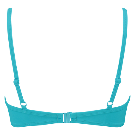 Top de bikini preformado Necklace Wave, Azul