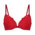 Sujetador push-up de aros preformado Rose, Rojo