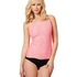 Top with spaghetti straps Tank lace, Rosa