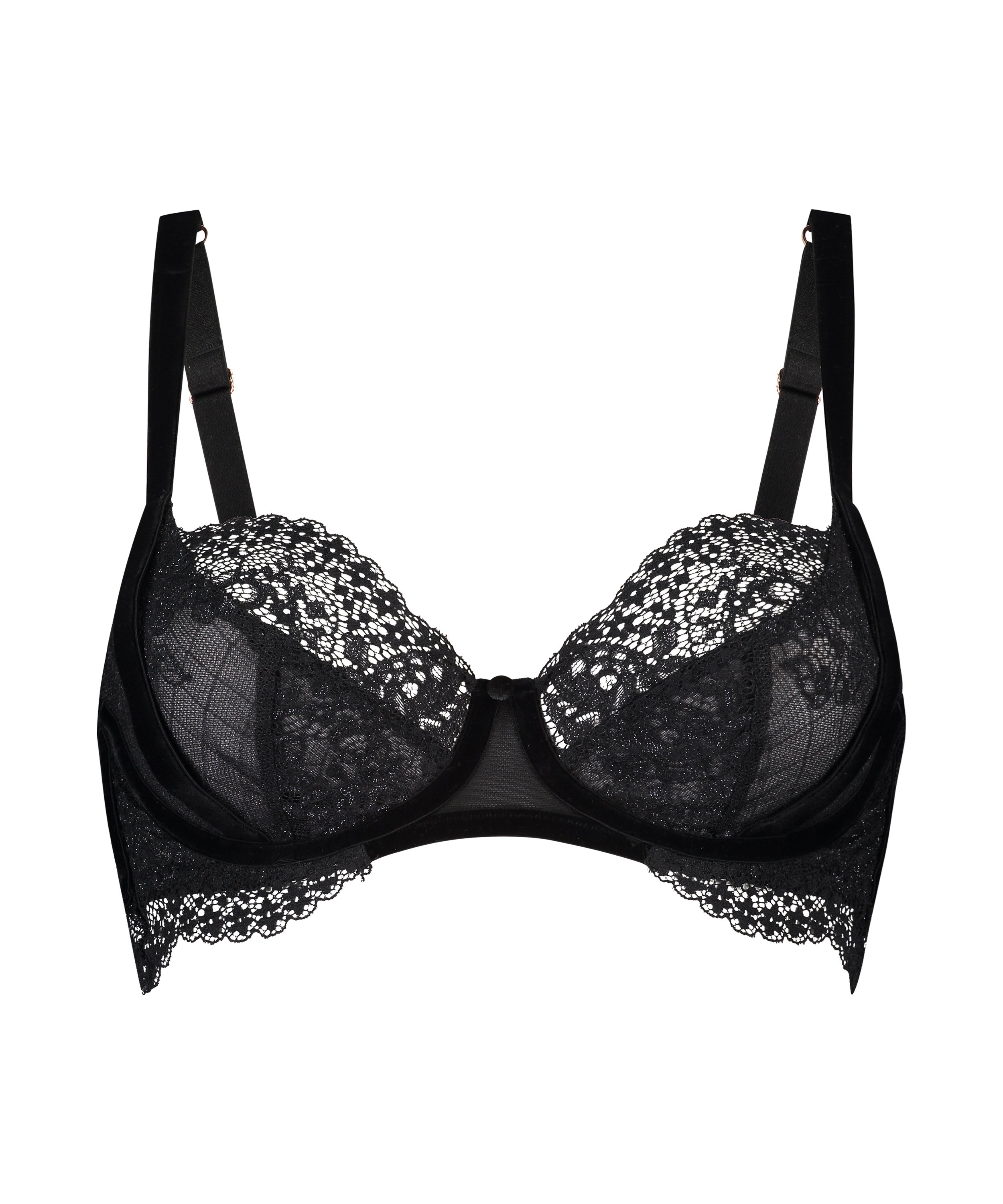 Sujetador de aros no preformado Raine Rebecca Mir, Negro, main